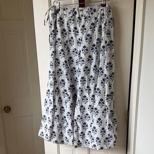 Chic Floral Wide Leg Pants